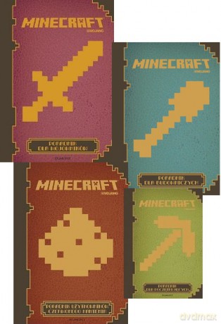 Minecraft Kolekcja: Poradnik Dla Wojowników + Budowniczych + Początkujących + Użytkowników Czerwonego Kamienia Pakiet [4xKSIĄŻKA]