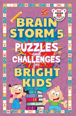 Brain Storm: Puzzles and Challenges for Smart Kids - Red Panda [KSIĄŻKA]
