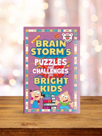 Brain Storm: Puzzles and Challenges for Smart Kids - Red Panda [KSIĄŻKA]