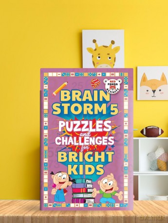Brain Storm: Puzzles and Challenges for Smart Kids - Red Panda [KSIĄŻKA]