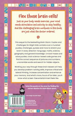Brain Storm: Puzzles and Challenges for Smart Kids - Red Panda [KSIĄŻKA]