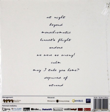 Besides: We Were So Wrong [CD]