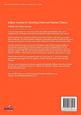 Brilliant Activities for Stretching Gifted and Talented Children: Open-ended Mental Stimulation Activities - Ashley McCabe Mowat [KSIĄŻKA]