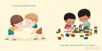 Brothers Are Brothers Forever: A Board Book about Sibling Love - Brooke Jorden [KSIĄŻKA]