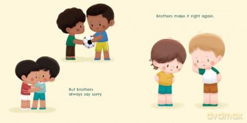 Brothers Are Brothers Forever: A Board Book about Sibling Love - Brooke Jorden [KSIĄŻKA]