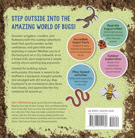 Bug Explorers! a Bug Book for Kids: Outdoor Activities, Insect Facts, and Stickers - Emily Greenhalgh [KSIĄŻKA]