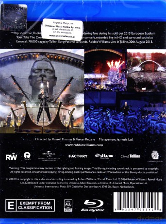 Robbie Williams: Live In Tallinn [Blu-Ray]
