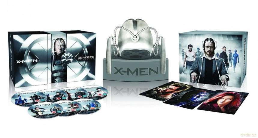 X-Men: Cerebro Collection Helmet Edition [7Blu-Ray]+[DVD]+[GADŻET]
