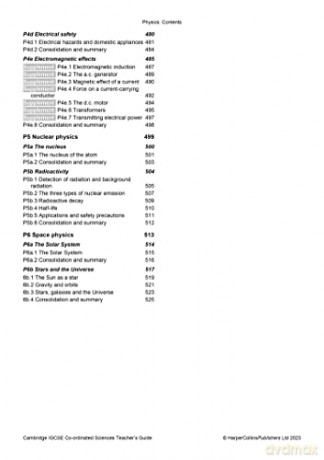 Cambridge IGCSE Co-ordinated Sciences Teacher Guide (Collins Cambridge IGCSE) - Malcolm Bradley [KSIĄŻKA]