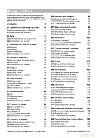 Cambridge IGCSE Co-ordinated Sciences Teacher Guide (Collins Cambridge IGCSE) - Malcolm Bradley [KSIĄŻKA]