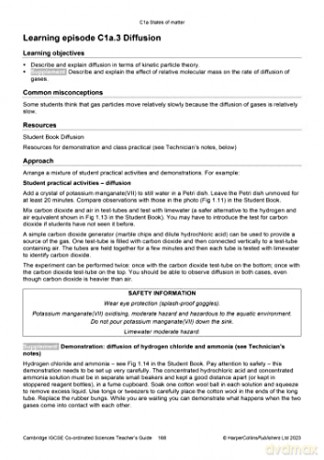 Cambridge IGCSE Co-ordinated Sciences Teacher Guide (Collins Cambridge IGCSE) - Malcolm Bradley [KSIĄŻKA]