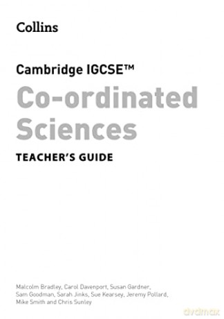 Cambridge IGCSE Co-ordinated Sciences Teacher Guide (Collins Cambridge IGCSE) - Malcolm Bradley [KSIĄŻKA]