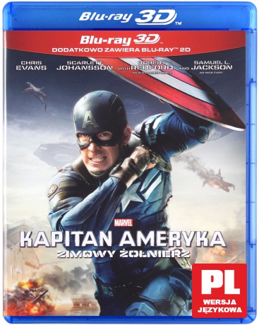 Kapitan Ameryka: Zimowy żołnierz 3D [Blu-Ray]+[Blu-Ray 3D] 
