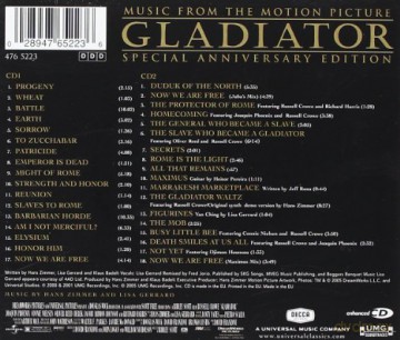 Gladiator soundtrack (Special Anniversary Edition) (The Lyndhurst Orchestra)  [2CD]