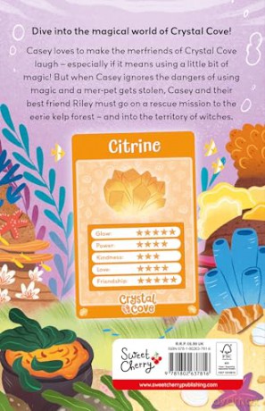 Casey and the Citrine Spell (Crystal Cove) - Magical mermaid fiction, perfect for crystal-lovers ages 7-9! - Red [KSIĄŻKA]