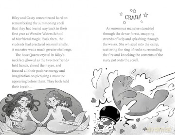 Casey and the Citrine Spell (Crystal Cove) - Magical mermaid fiction, perfect for crystal-lovers ages 7-9! - Red [KSIĄŻKA]