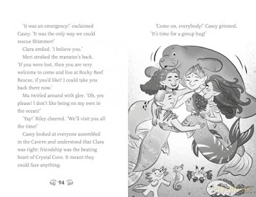 Casey and the Citrine Spell (Crystal Cove) - Magical mermaid fiction, perfect for crystal-lovers ages 7-9! - Red [KSIĄŻKA]