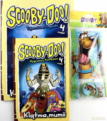 Scooby-Doo. Zestaw dwóch książek + zabawka. Klątwa Mumii [KSIĄŻKA]