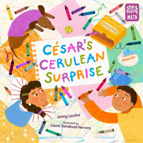 César's Cerulean Surprise (Storytelling Math) - Jenny Lacika [KSIĄŻKA]