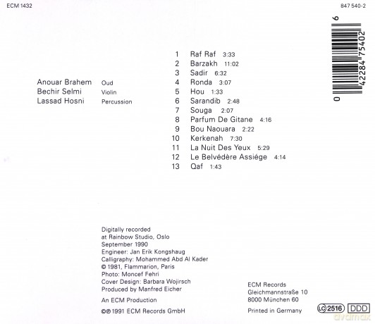 Anouar Brahem: Barzakh [CD]