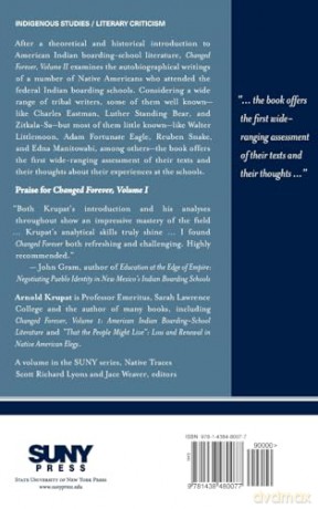 Changed Forever: American Indian Boarding-School Literature: 2 (SUNY series, Native Traces) - Arnold Krupat [KSIĄŻKA]
