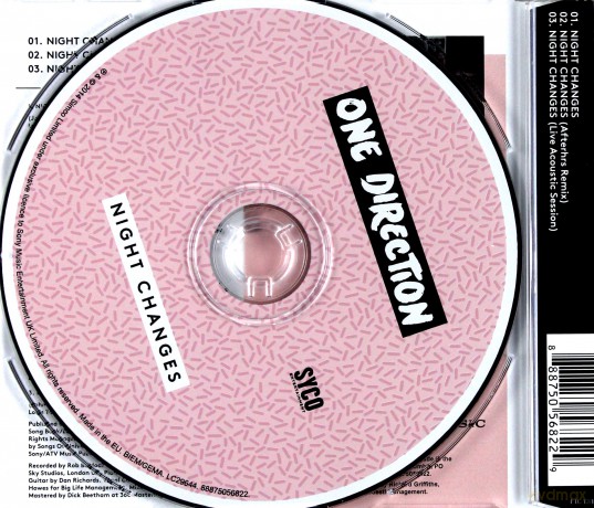 One Direction: Night Changes (single) [CD]