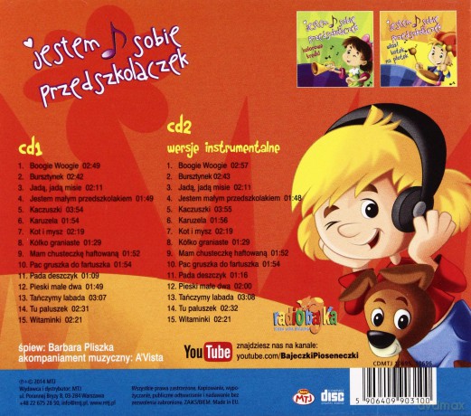 Jestem sobie przedszkolaczek - tańczymy lambada [CD]
