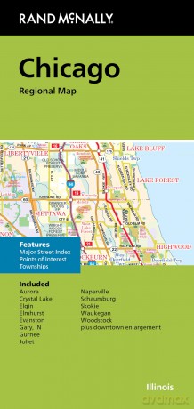 Chicago Regional Map - Rand McNally [KSIĄŻKA]