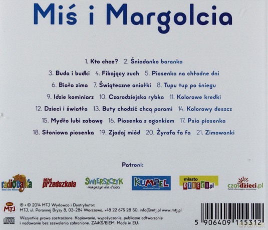 Miś i Margolcia: Miś i Margolcia [CD]