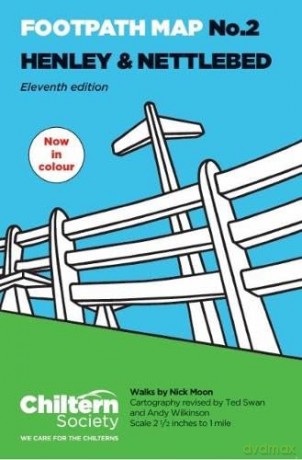Chiltern Society Footpath Map 2. Henley and Nettlebed: Eleventh Edition - In Colour (Chiltern Society Footpath Maps) - Nick Moon [KSIĄŻKA]