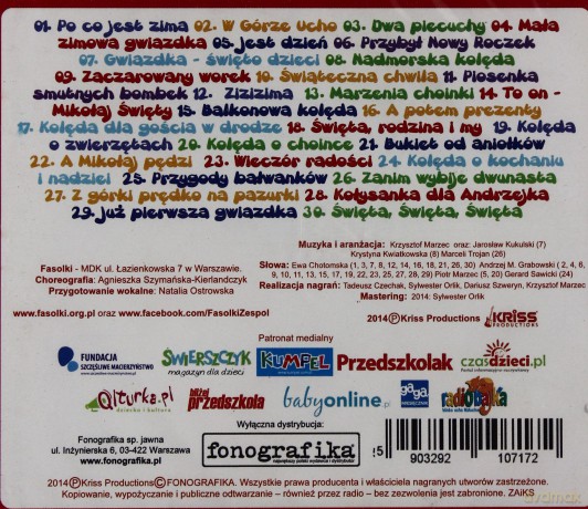 Fasolki: Fasolkowa Gwiazdka [CD]