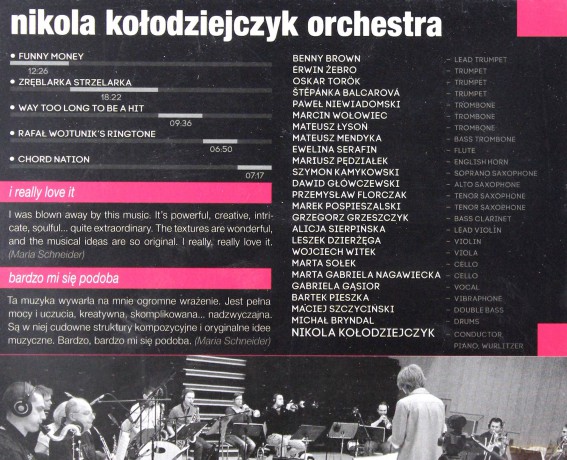 Nikola Kołodziejczyk Orchestra: Chord Nation [CD]
