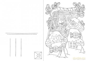 Christmas Coloring Postcards: 20 Festive Holiday Cards to Color, Sign, and Send: 2 (Color and Connect) - Emelie Lidehäll Öberg [KSIĄŻKA]