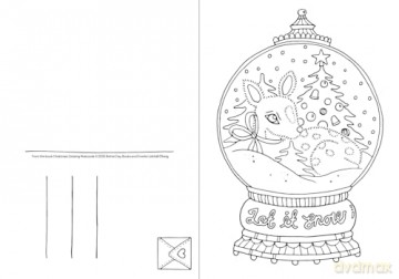 Christmas Coloring Postcards: 20 Festive Holiday Cards to Color, Sign, and Send: 2 (Color and Connect) - Emelie Lidehäll Öberg [KSIĄŻKA]