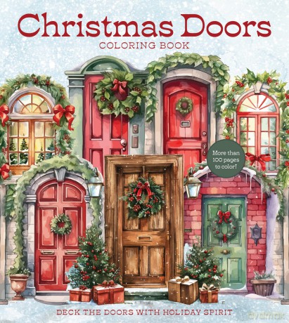 Christmas Doors Coloring Book: Deck the Doors with Holiday Spirit (Chartwell Coloring Books) - Editors of Chartwell Books [KSIĄŻKA]