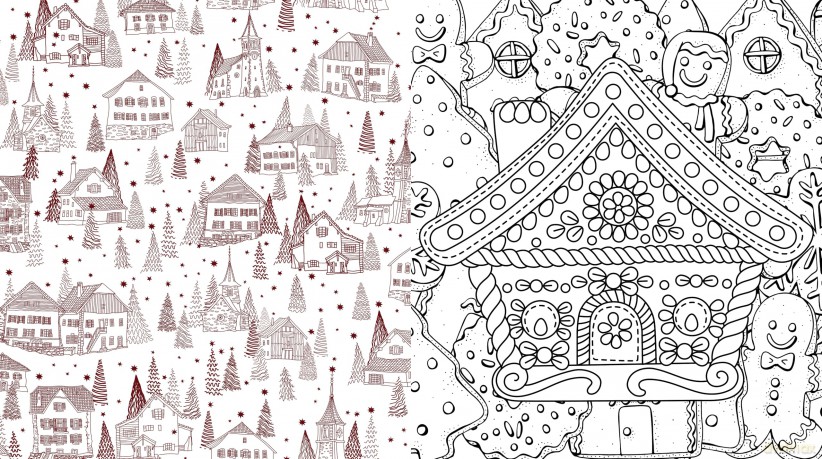 Christmas Doors Coloring Book: Deck the Doors with Holiday Spirit (Chartwell Coloring Books) - Editors of Chartwell Books [KSIĄŻKA]