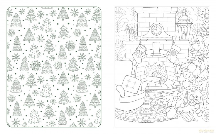 Christmas Magic Coloring Book (Chartwell Deluxe Spredges Editions) - Editors of Chartwell Books [KSIĄŻKA]