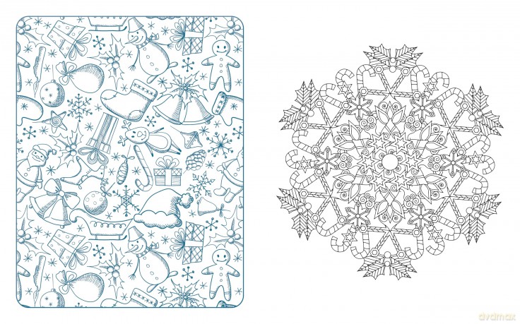 Christmas Magic Coloring Book (Chartwell Deluxe Spredges Editions) - Editors of Chartwell Books [KSIĄŻKA]