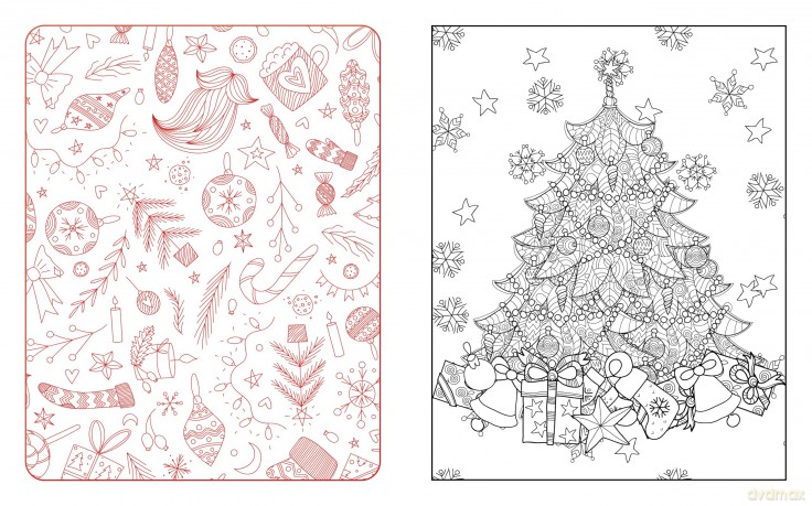 Christmas Magic Coloring Book (Chartwell Deluxe Spredges Editions) - Editors of Chartwell Books [KSIĄŻKA]
