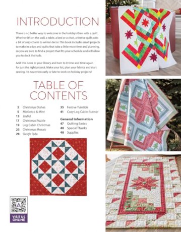 Christmas Quilting: Festive Stitches: 11 Holiday Designs - Annie's Attic [KSIĄŻKA]