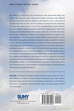 Citizenship and Service: The Politics of Civic National Service in Israel - Etta Bick [KSIĄŻKA]