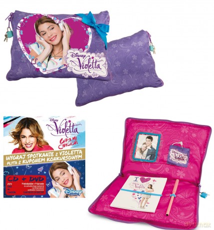 Violetta: Gira Mi Cancion + Mój Sekretny Pamiętnik-Poduszka [CD]+[DVD]+[KSIĄŻKA]