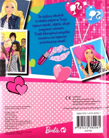 Barbie Mój Sekretnik - Pamiętnik (TW) [KSIĄŻKA]