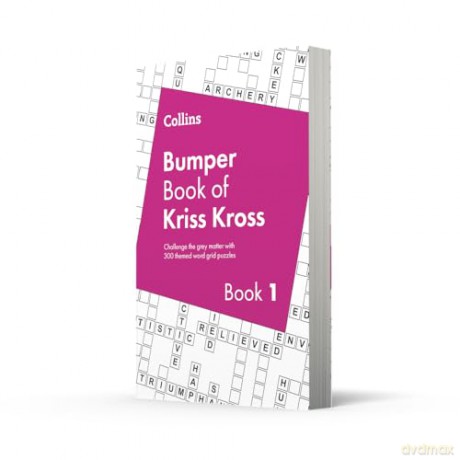 Collins Bumper Book of Kriss Kross book 1: 300 themed word grid puzzles (Collins Kriss Kross) - Collins Puzzles [KSIĄŻKA]