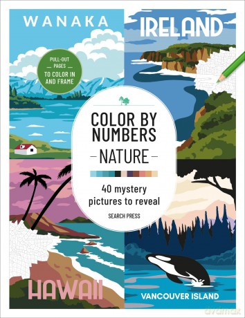 Color by Numbers: Nature: 40 mystery pictures to reveal (Colour by Numbers) - Search Press [KSIĄŻKA]