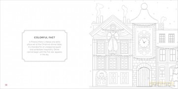 Color Christmas Bright: A Very Merry Coloring Book for Adults - Frechverlag [KSIĄŻKA]