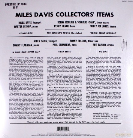 Miles Davis: Collectors' Items [Winyl]