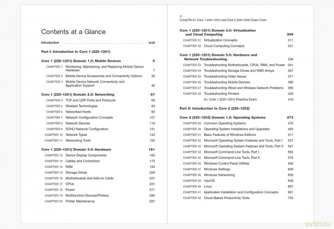 CompTIA A+ Core 1 (220-1201) and Core 2 (220-1202) Exam Cram - David Bayne [KSIĄŻKA]