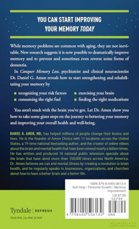 Conquer Memory Loss: Secrets to Improving Your Brain, Memory, and Life - Daniel G. Amen [KSIĄŻKA]