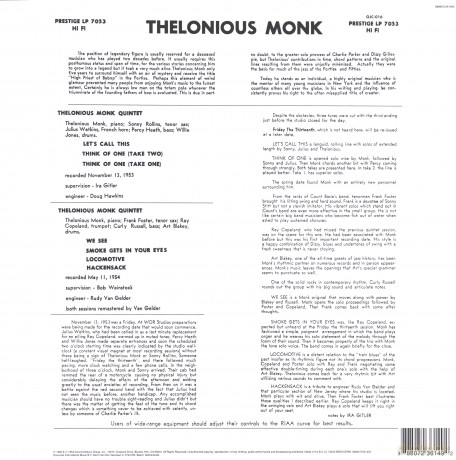 Thelonious Monk: Monk [Winyl]